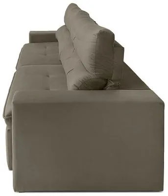 Retrátil ETRÚRIA, 110 cm de profundidade, de perfil
