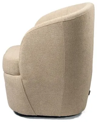 Poltrona HELIOS, 66 cm de profundidade, de perfil