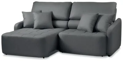 Retrátil HÉRCULES, 122 cm de profundidade, aberto
