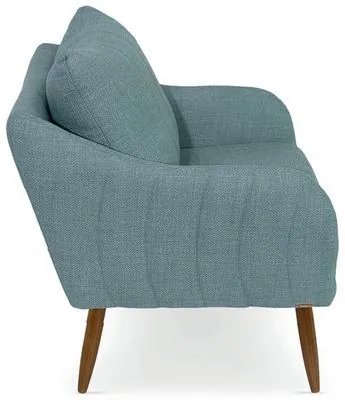 Poltrona LUNAR, 76 cm de profundidade, de perfil