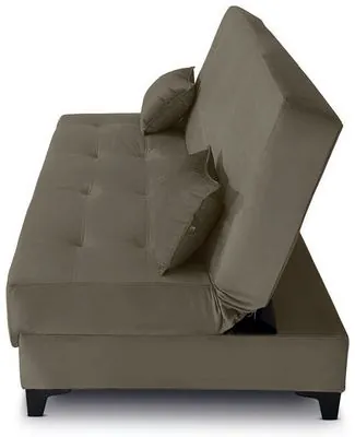 Vira cama MERIDIANO, 89 cm de profundidade, de perfil