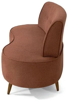 Sofá OASIS, 78 cm de profundidade, de perfil